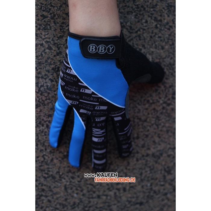 2020 Livestrong Lange Handschuhe Blau Shwarz